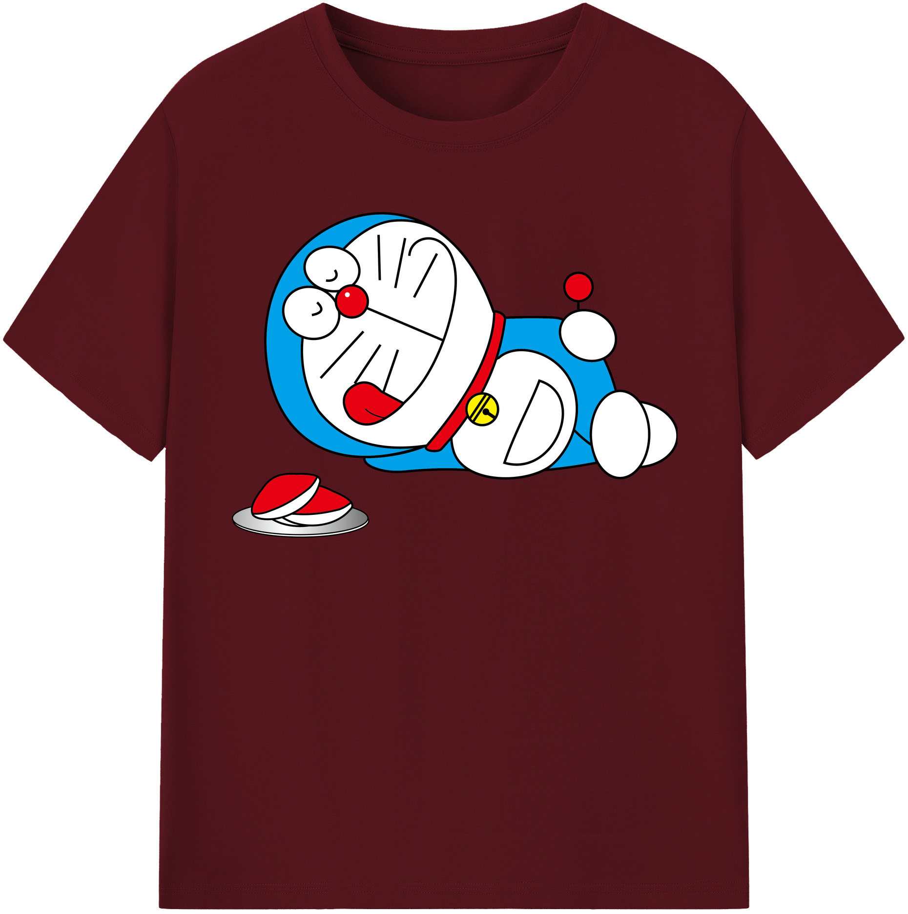 （画像用） ドラえもん Doraemon 綿100％半袖Tシャツ（フロントプリント）